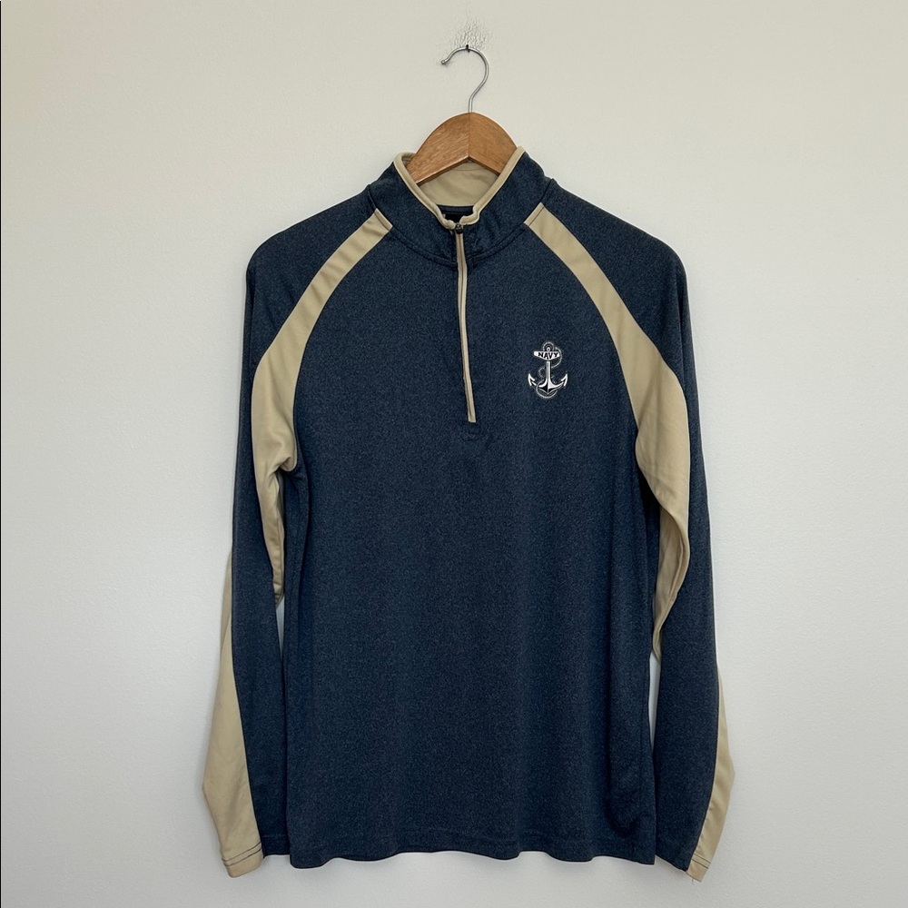 Men’s USNA US Naval Academy 1/4‎ Zip Pullover Size Medium